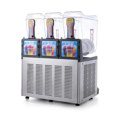 Samixir 12 + 12 + 12 L Slush Triple Allure Buzlu İçecek Dispenseri Inox
