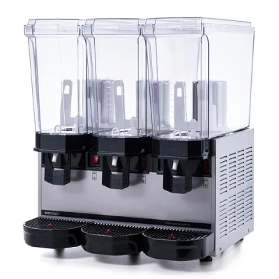 Samixir 20 + 20 + 20 L Klasik Triple Karıştırıcılı Soğuk İçecek Dispenseri Inox