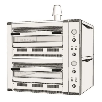 Venarro Dreay DYP - 9+9G Pizza Fırını Gazlı