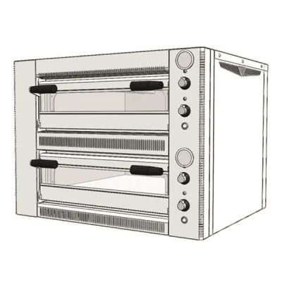Venarro Frigga DYP - 4+4 Pizza Fırını Elektrikli