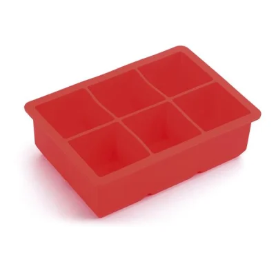 Biradlı Grv-001 6 Lı Kare Silikon Buz Kalıbı 48x48x48 Mm