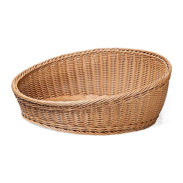 Biradlı Grv-2007-A Açık Büfe Plastik Yuvarlak Sepet 45X45X16 Cm