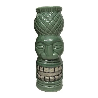 Biradlı Grv-20230 Seramik Tiki Mug 7x21 Cm 550 Cc Yeşil