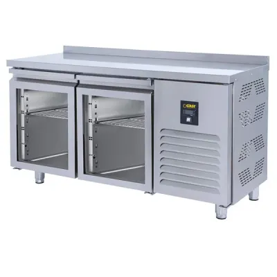 Gast TTCB1200C Tezgah Tipi 2 Cam Kapılı Snack Buzdolabı