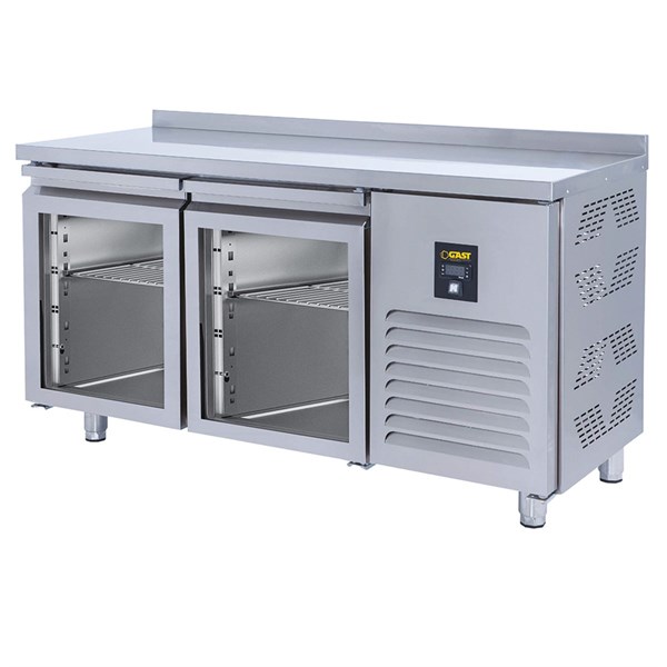 Gast TTCB1200C Tezgah Tipi 2 Cam Kapılı Snack Buzdolabı