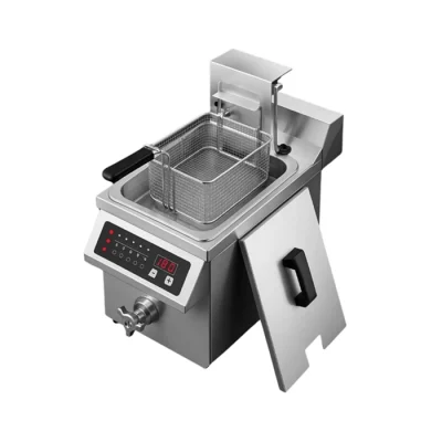 By Kitchen Tezgah Üstü DIF-35A Otomatik Asansörlü İndüksiyonlu Fritöz