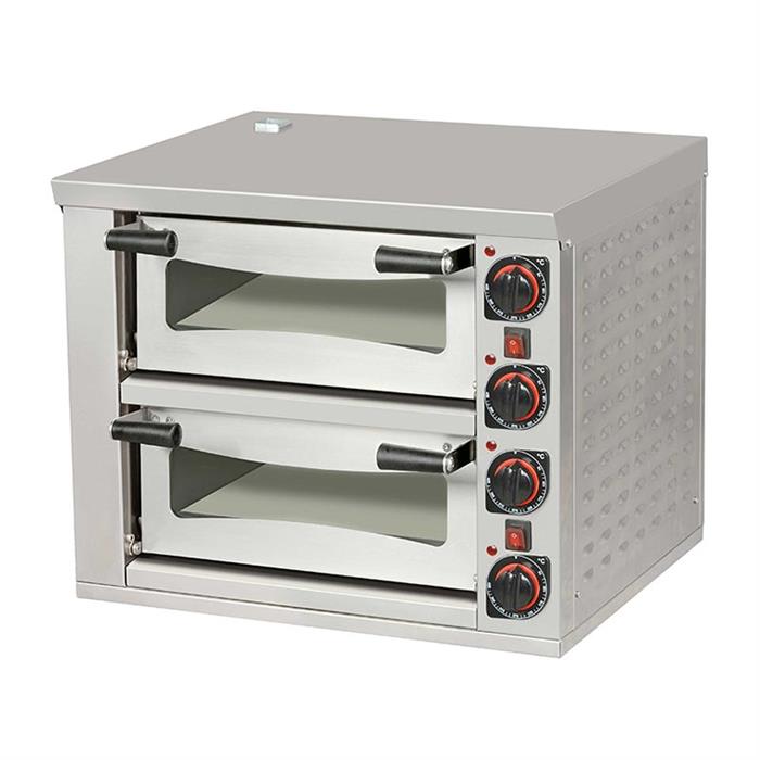 Omake 40x40 Cm Elektrikli 2 Katlı Pizza Fırını