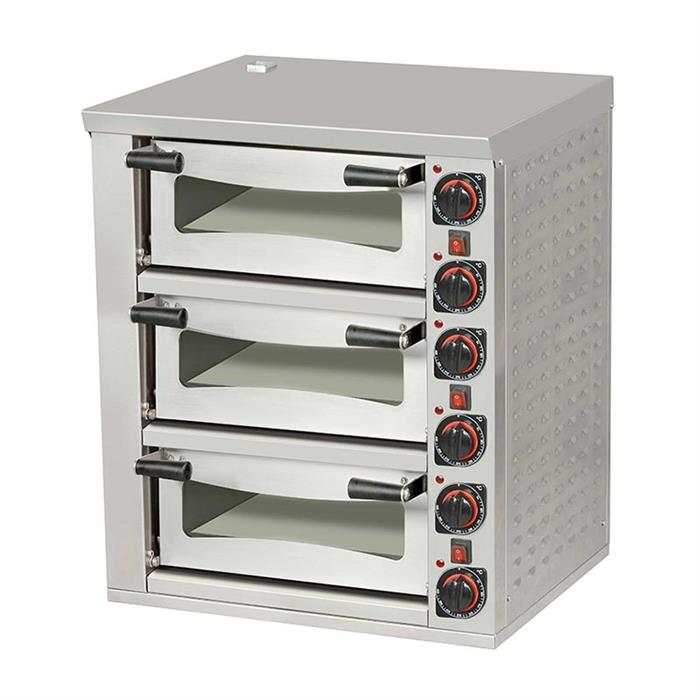 Omake 62x62 Cm Elektrikli 3 Katlı Pizza Fırını