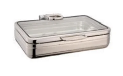 ÖZTİRTAKİLER LUX CHAFİNG DİSH HİDROLİK CAM KAPAK KARE 4L 1/2 GN