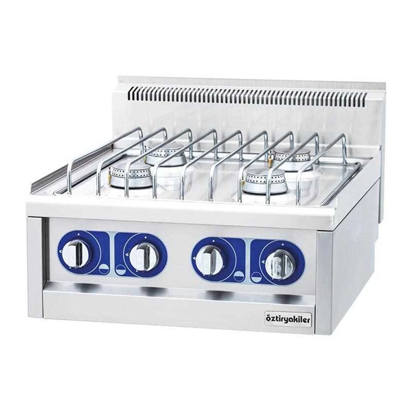 Öztiryakiler 600 Seri Set Üstü Dörtlü Ocak Gazlı 60*60*26