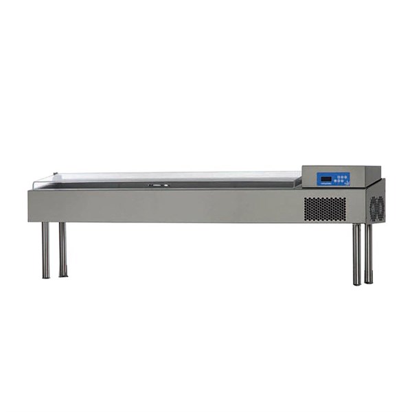 Öztiryakiler Pzc 35 Yuksek Plexıglass Kapaklı  Pizza Hazırlık Ünitesi