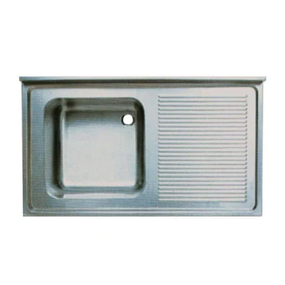Öztiryakiler Tablalı Evye 120*70 Tek Göz Sağ Damlalıklı 50*50*30 Gözlü 1,00 Mm