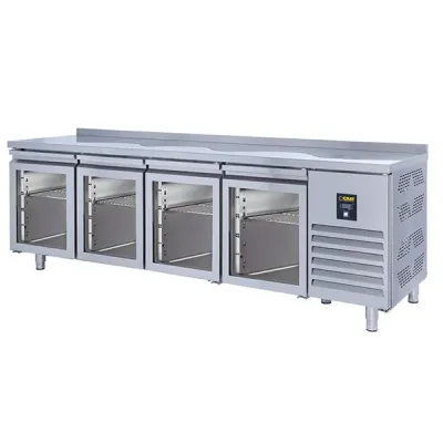 Gast TTCB1400C Tezgah Tipi 4 Cam Kapılı Snack Buzdolabı