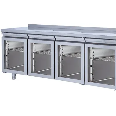 Gast TTCGB1400C Tezgah Tipi 4 Cam Kapılı Geniş Buzdolabı