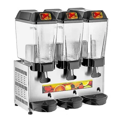 Remta ST16 Üçlü Şerbet Makinesi 3x20 lt Metalik Gri
