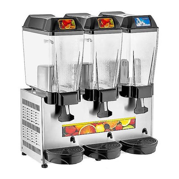 Remta ST17 Üçlü Şerbet & Şerbet & Ayran Makinesi 3x20 Lt Metalik Gri