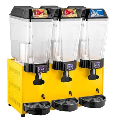 Remta ST17 Üçlü Şerbet & Şerbet & Ayran Makinesi 3x20 lt Sarı