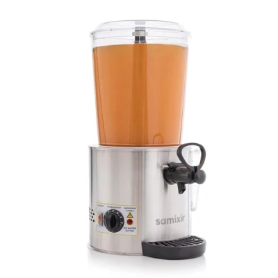 Samixir 10 LT Panoramik Karıştırıcılı Sıcak Çikolata Ve Salep Makinesi Inox