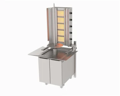 Atalay ADG-5DS Döner Ocağı 5 Gözlü Sabit Duvara Monte Döner Ocağı