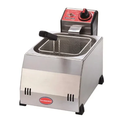 SilverInox 2142 Elektrikli Fritöz 5 Lt