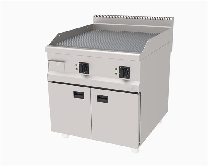 Atalay AEI-890-ND Elektrikli Pleyt Izgara Yarı Oluklu Yarı Düz Yüzey Alt Dolaplı 80x90x85