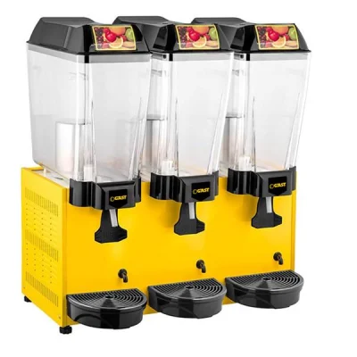 Gast ST16 Üçlü Şerbet+Şerbet+Şerbet Soğutucu 3x20 lt Sarı