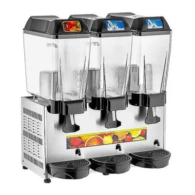 Gast ST19 Üçlü Şerbet+Ayran+Ayran Soğutucu 3x20 lt Metalik Gri