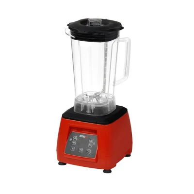 Omake 3 L Kapak Sensörlü Dijital Buz Kırıcı Manuel Bar Blender 2200W Kırmızı
