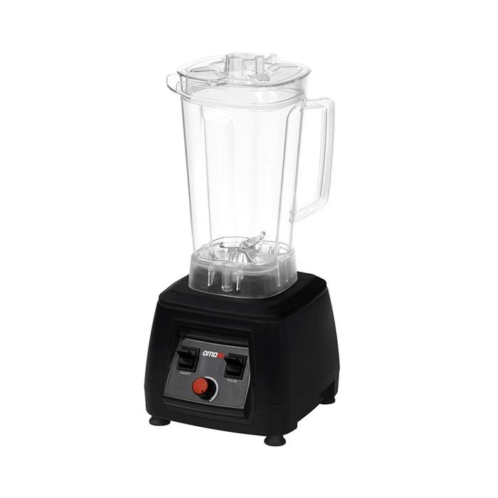Omake 3 L Kapak Sensörsüz Şeffaf Hazneli Manuel Bar Blender 2200W Siyah