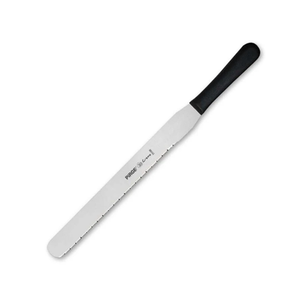 Pirge 71474-B Creme Pasta Bıçağı Dişli Geniş 30 cm