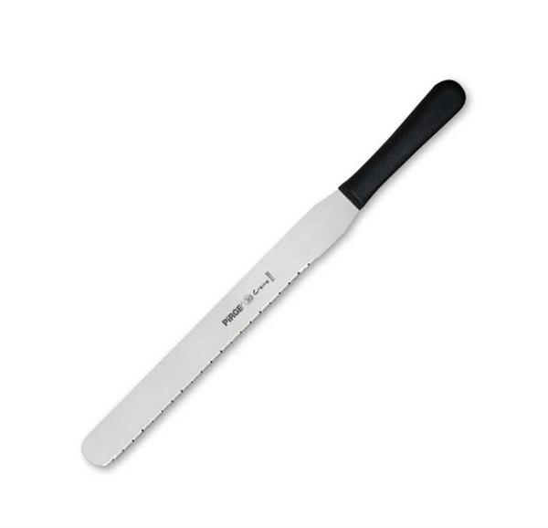 Pirge 71475-B Creme Pasta Bıçağı Dişli Geniş 35 cm