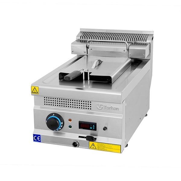 Turhan Çelik TC.6FED400 40'lık Tekli Elektrikli Dijital Fritöz 400x630x300