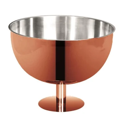 Biradlı Brd-3073-Bakır Çelik Punch Kase 16x18 Cm